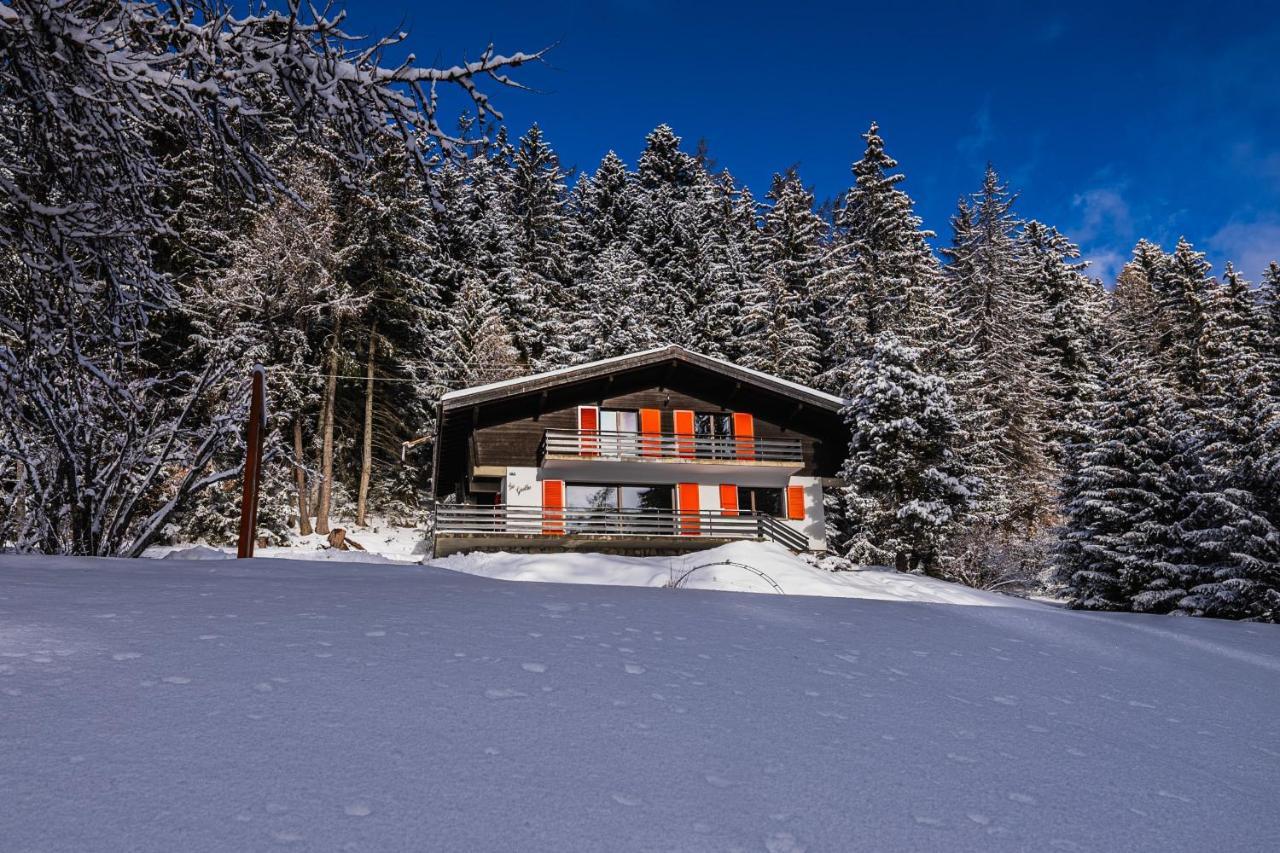Chalet Familial Les Girolles Aux Portes D'Anzere Arbaz ภายนอก รูปภาพ