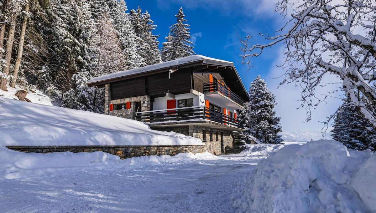 Chalet Familial Les Girolles Aux Portes D'Anzere Arbaz ภายนอก รูปภาพ